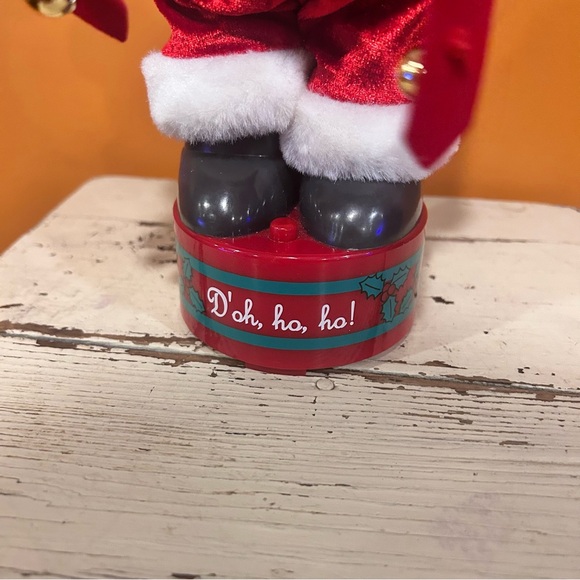 Homer Simpson, automated Santa Claus with bells, dances and sings. - Picture 3 of 3